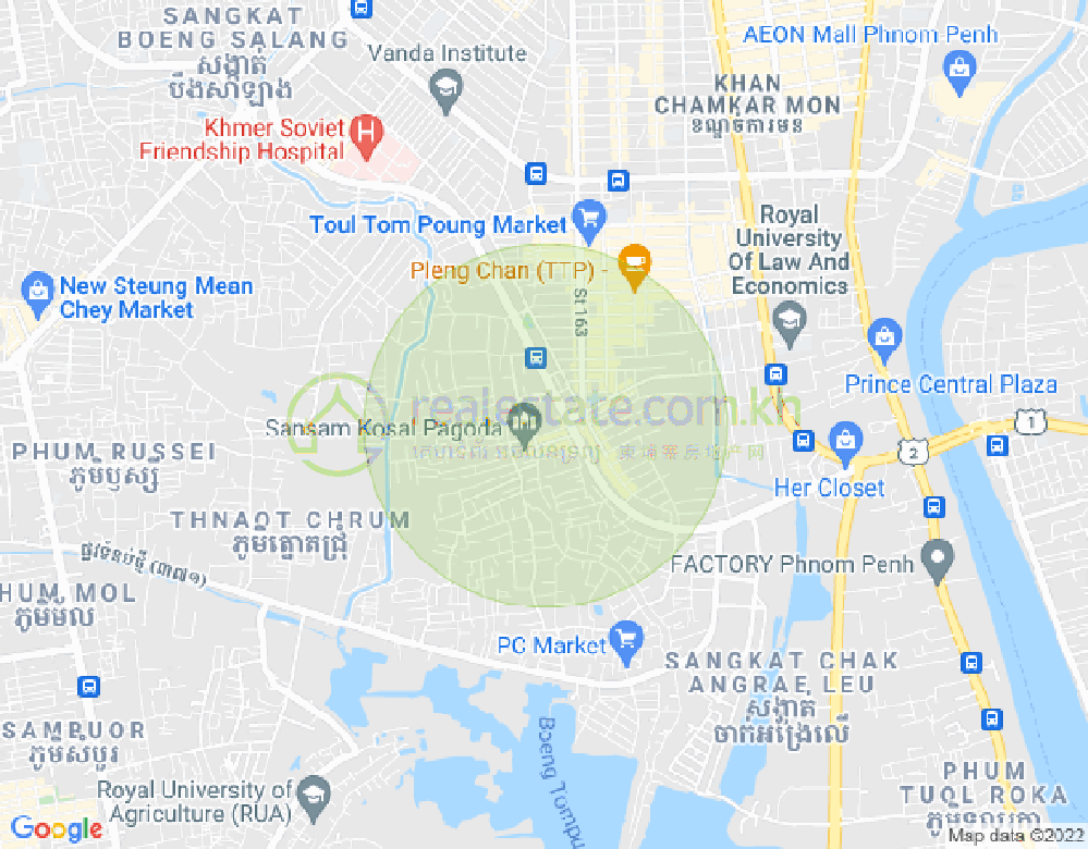Mapa: Boeung Tumpun, Meanchey, Phnom Penh