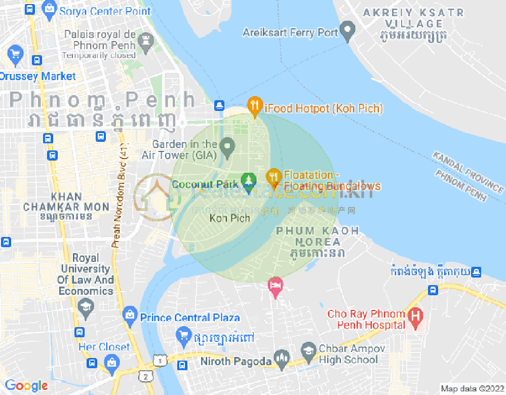 Mapa: Diamond Bay Garden
