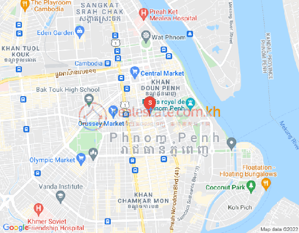 ផែនទី ផ្សារថ្មី៣, ដូនពេញ, ភ្នំពេញ