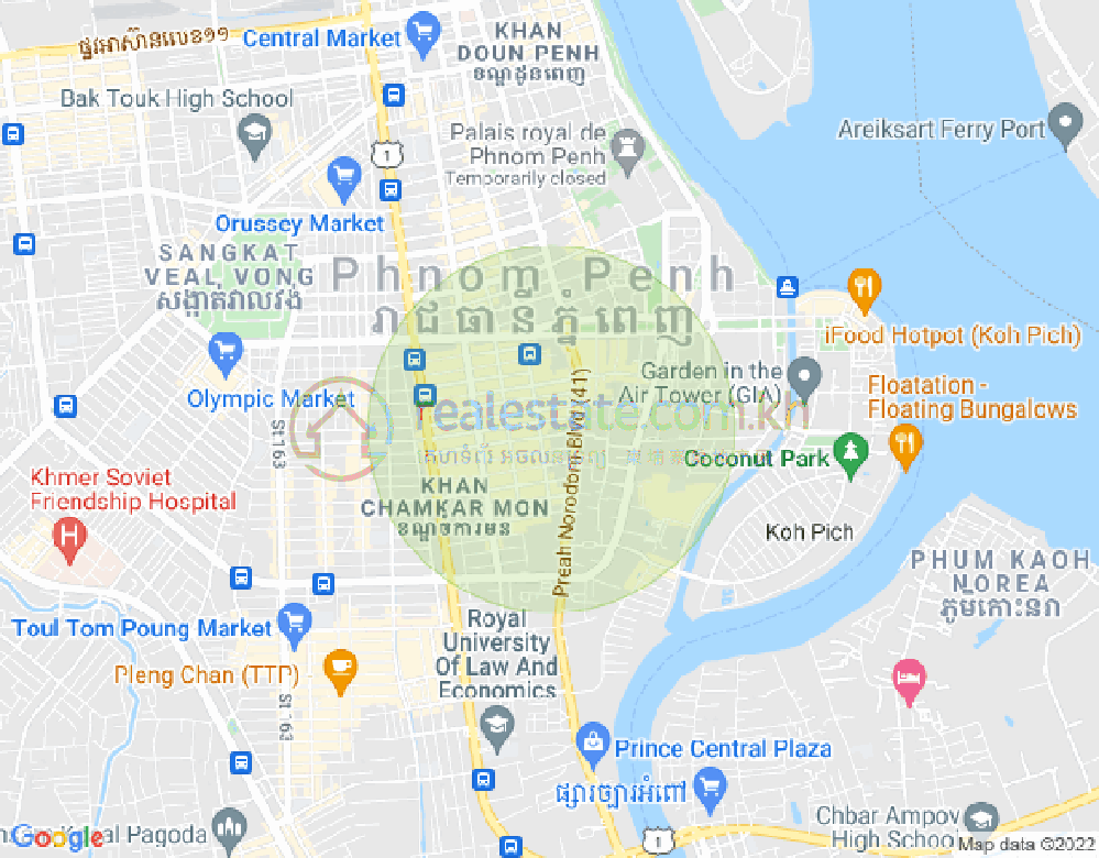 แผนที่ BKK 1, บึงเกงกอง, พนมเปญ