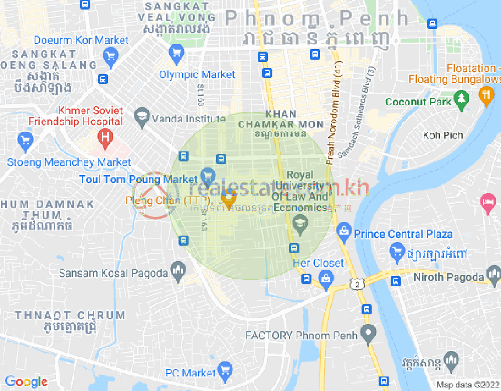 ផែនទី បឹងកេងកង១, បឹងកេងកង, ភ្នំពេញ