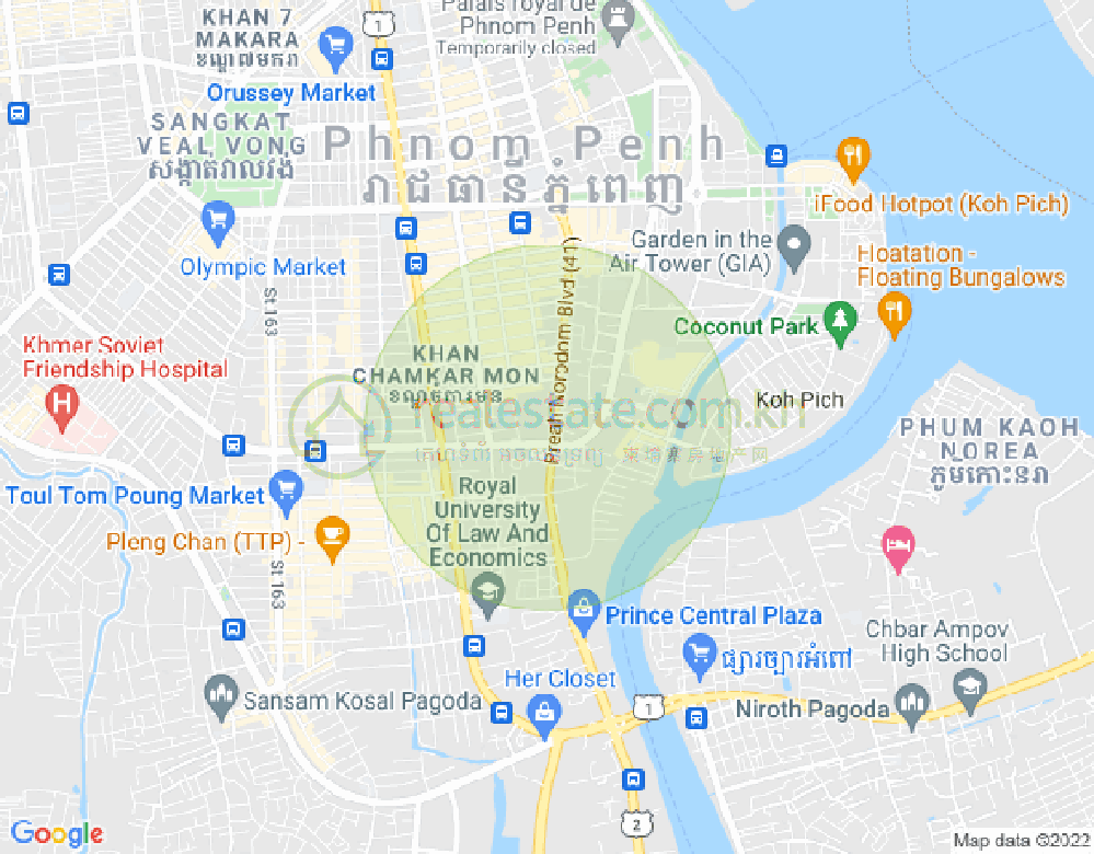 แผนที่ BKK 1, บึงเกงกอง, พนมเปญ
