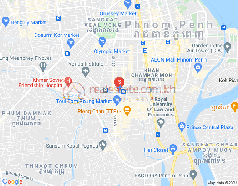 แผนที่ ตุมนบตึก, บึงเกงกอง, พนมเปญ