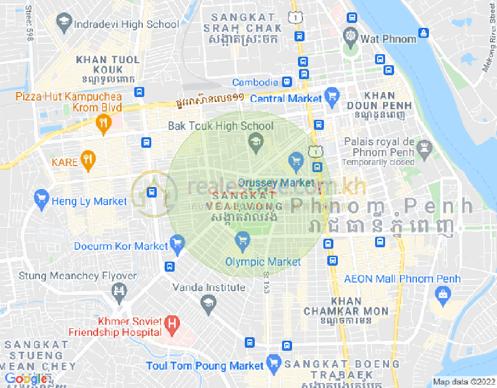 Карта Телятина вонг, 7 Макара, Пномпень