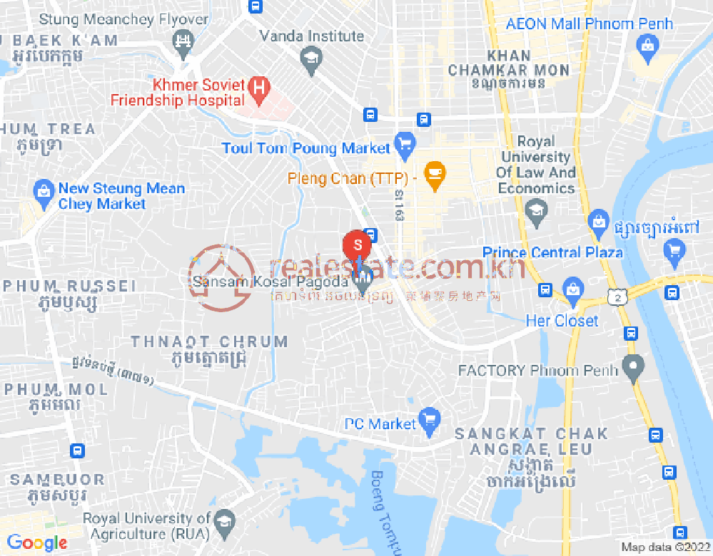 Mapa: Boeung Tumpun, Meanchey, Phnom Penh
