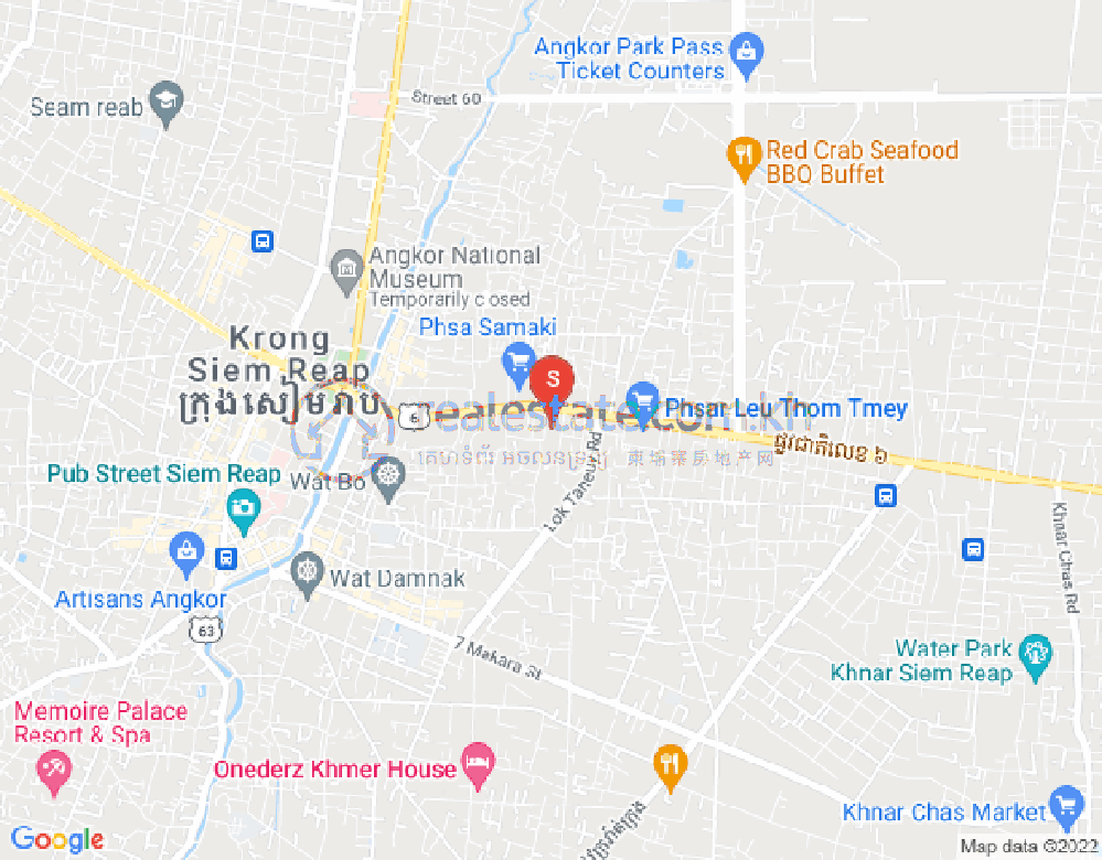 Mapa: Sla Kram, Siem Reap