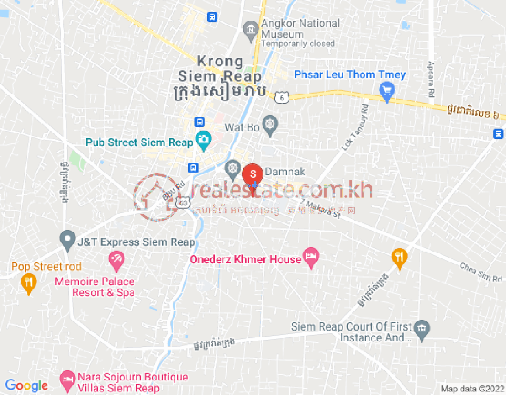 Map of Sala Kamraeuk, Siem Reap