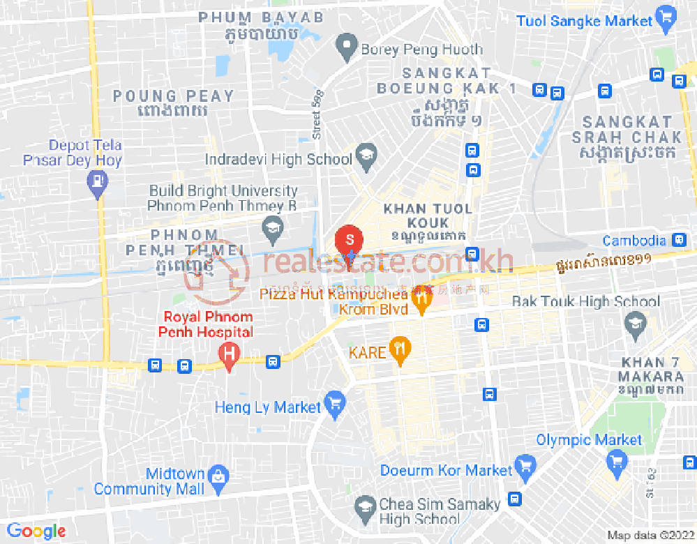 宣城2, 堆谷区, 金边地图