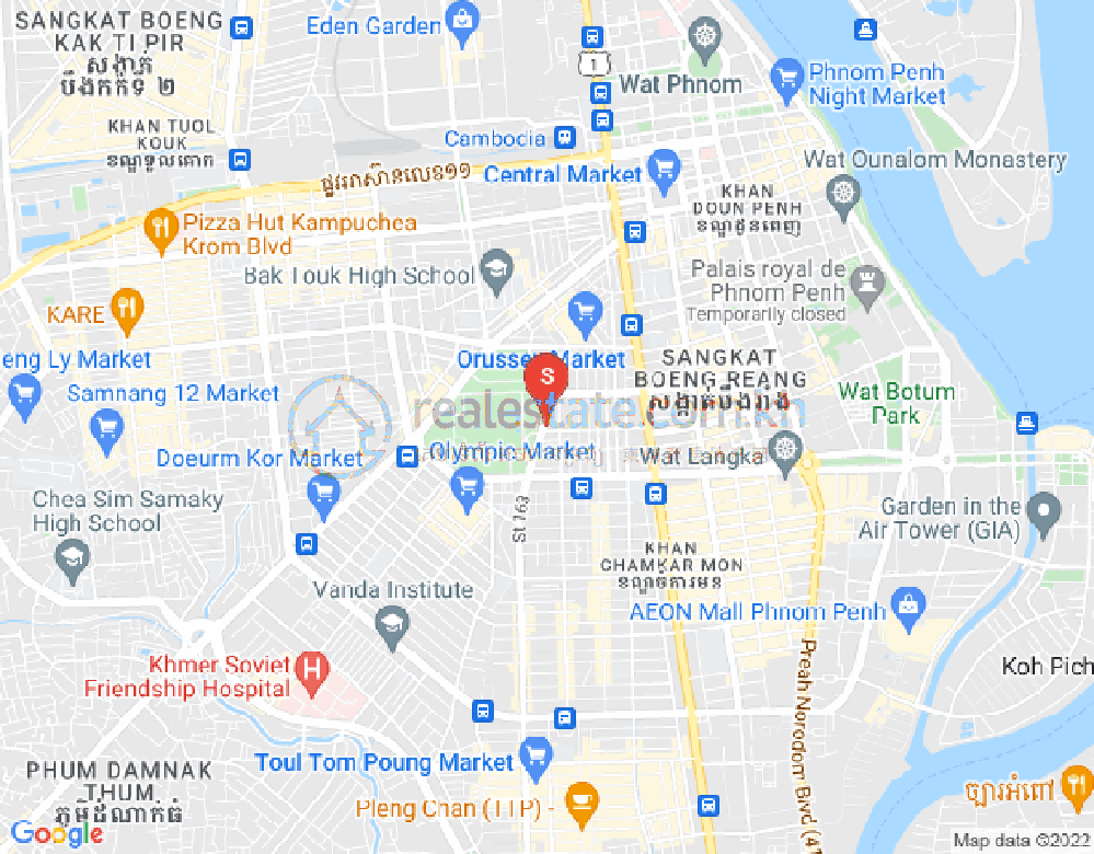 Boeung Prolit分区, 马卡拉区, 金边地图
