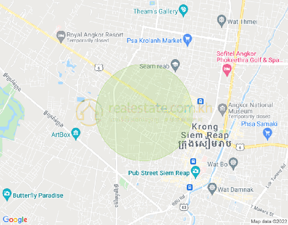 ផែនទី សៀមរាប