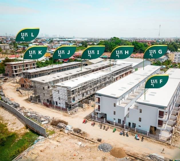 បុរី ឡាផាម | បូរី សំរាប់លក់ ទំហំផ្ទះ 175-216 ម៉ែត្រការ៉េ នៅDangkao