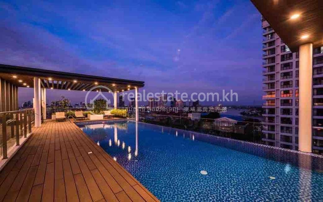 Tonle Bassac Apartment For Rent in Tonle Bassac