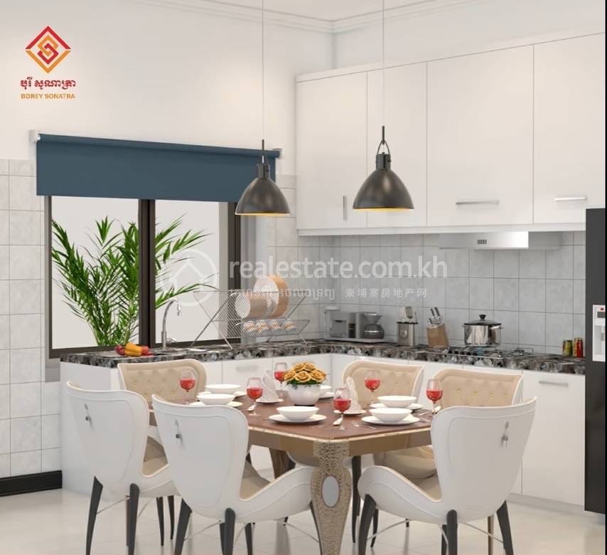 Borey Sonatra | Link House For Sale with 1 Parking Space