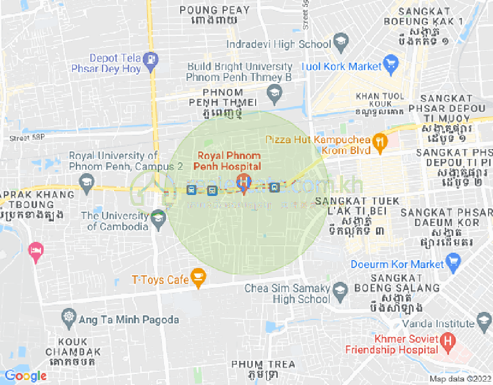 Mapa: Romduol City