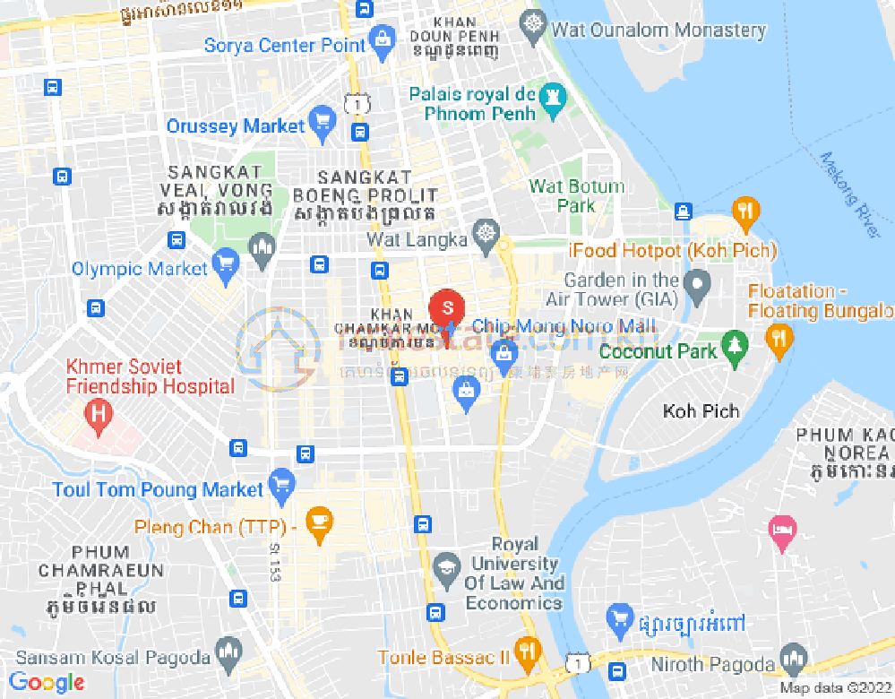 แผนที่ BKK 1, บึงเกงกอง, พนมเปญ