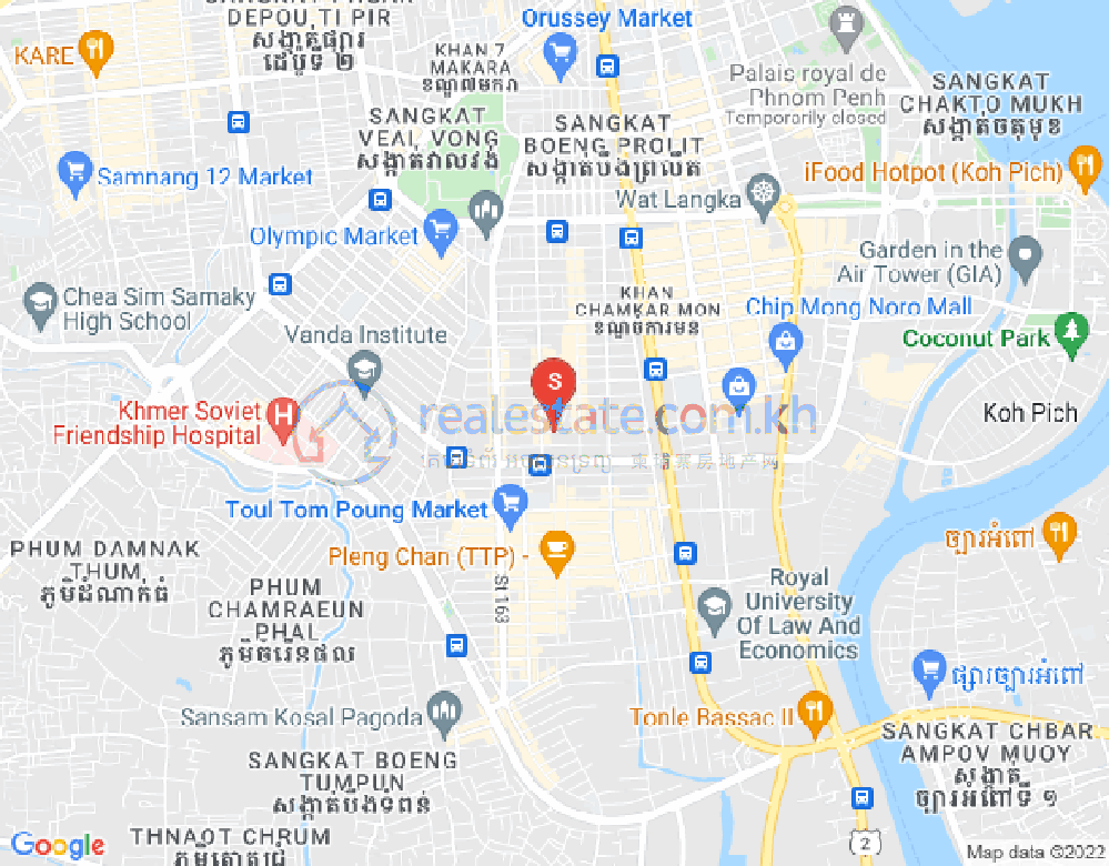 แผนที่ บีเคเค 3, บึงเกงกอง, พนมเปญ
