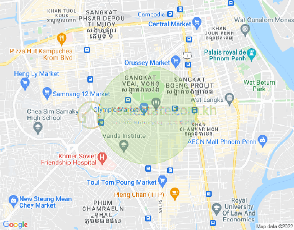 แผนที่ โอลิมปิก, บึงเกงกอง, พนมเปญ