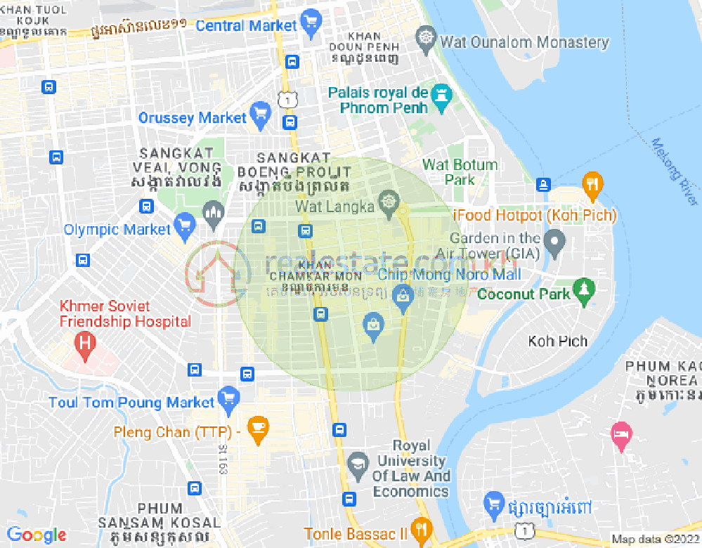 แผนที่ BKK 1, บึงเกงกอง, พนมเปญ
