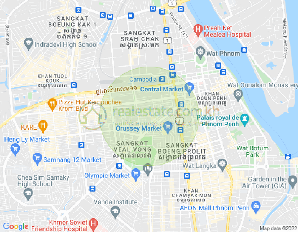 Map of Mittapheap, 7 Makara, Phnom Penh