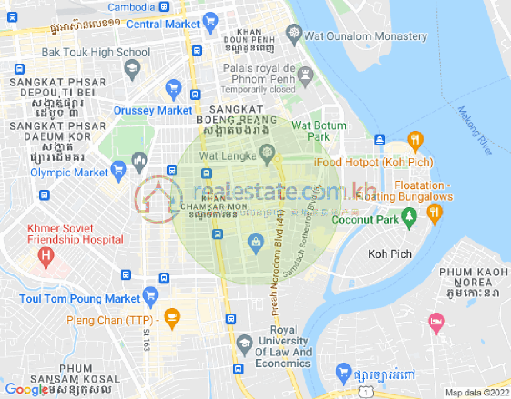 แผนที่ BKK 1, บึงเกงกอง, พนมเปญ
