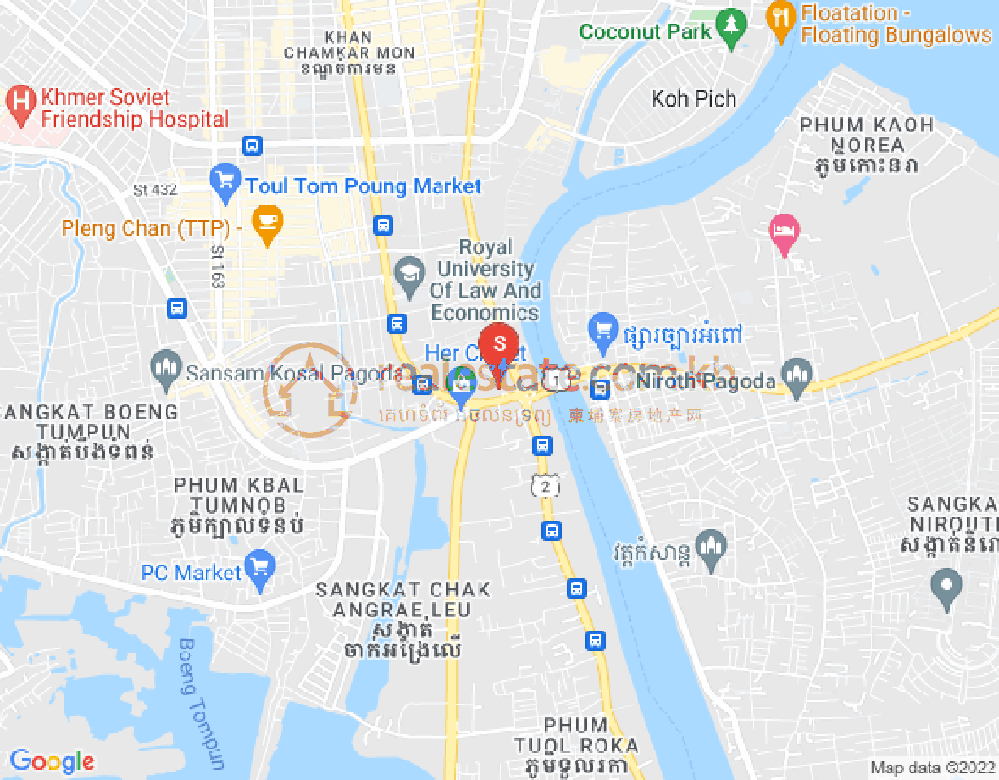 แผนที่ CASA by Meridian