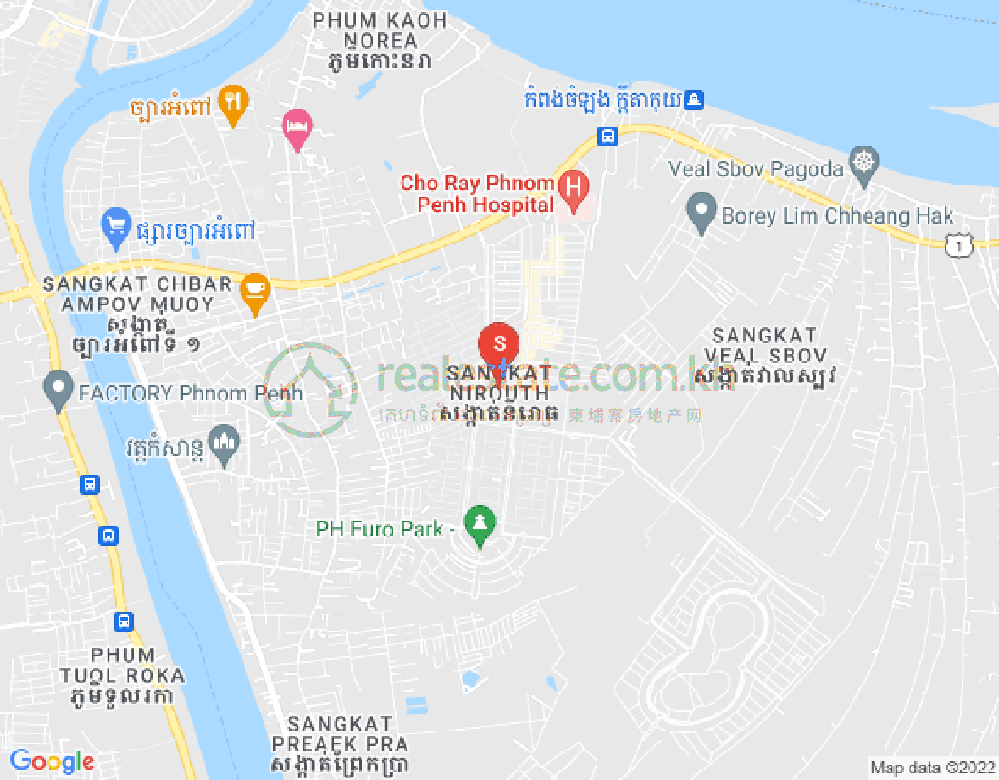 Carte de Nirouth, Chbar Ampov, Phnom Penh