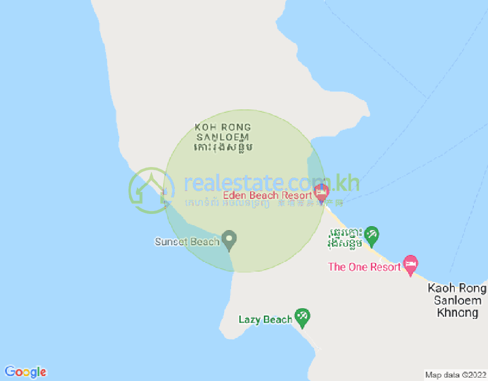 แผนที่ Koh Rong Samloem Island