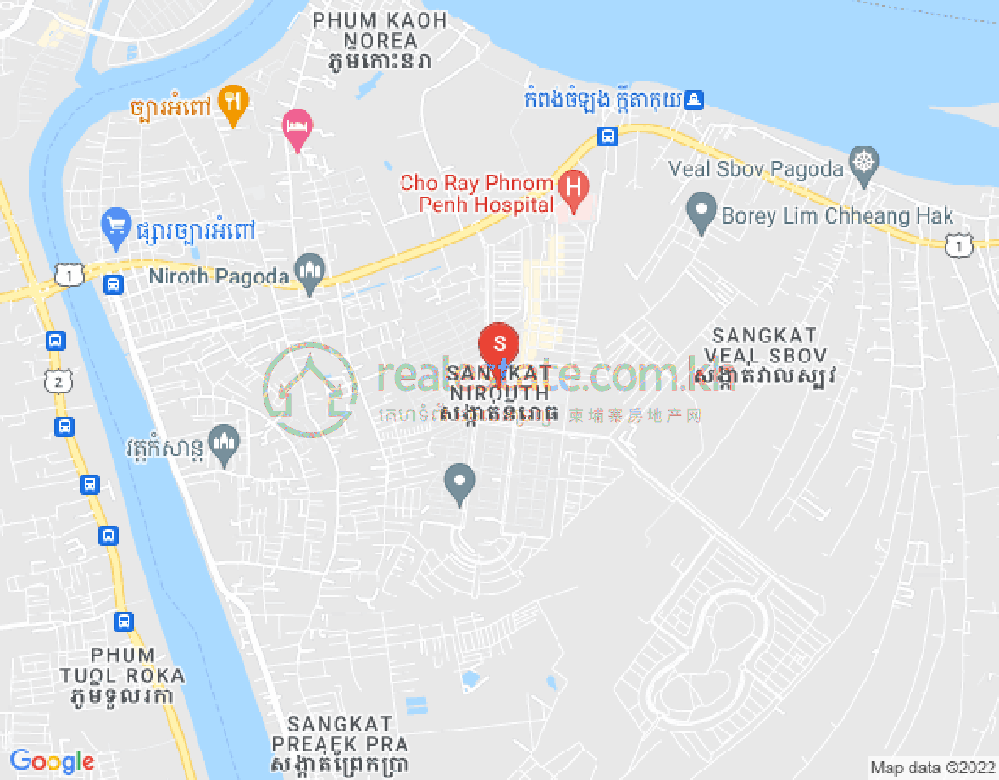 Carte de Nirouth, Chbar Ampov, Phnom Penh