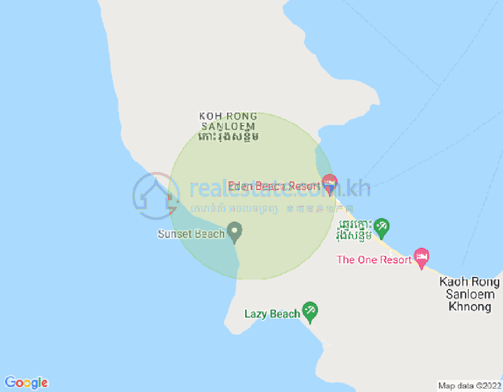 แผนที่ Koh Rong Samloem Island