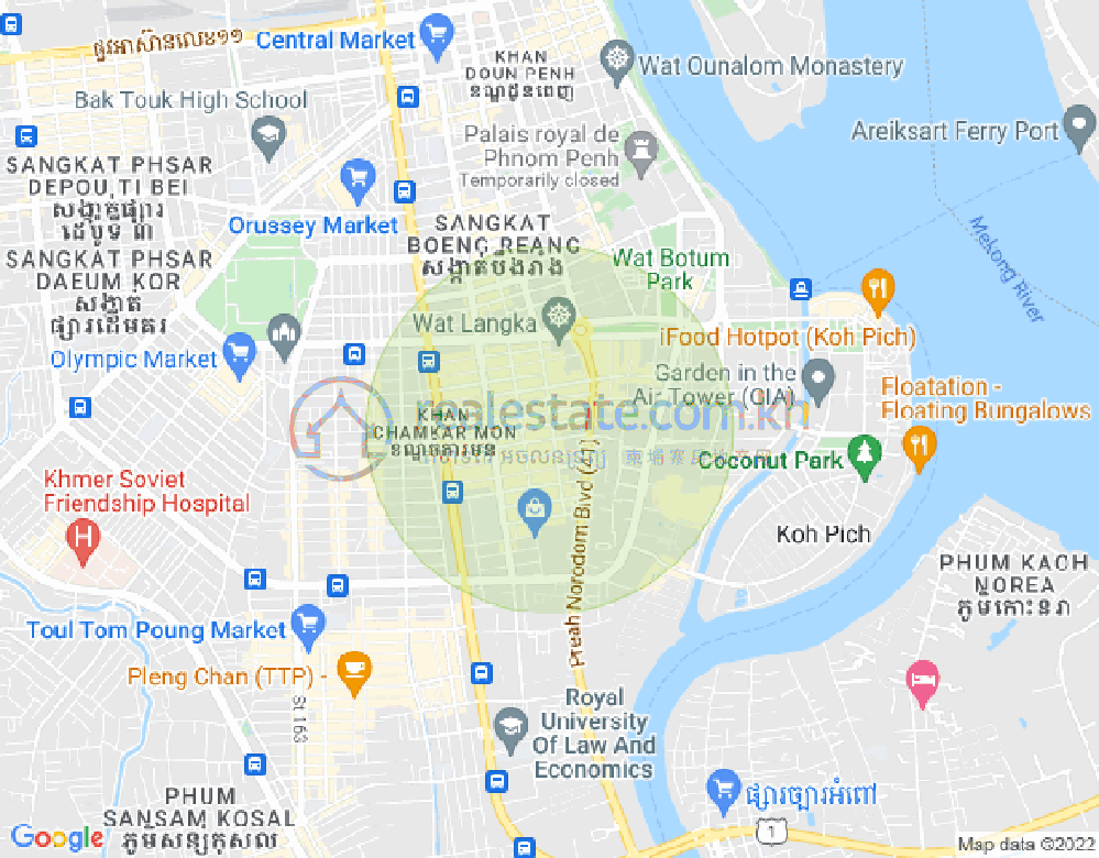แผนที่ BKK 1, บึงเกงกอง, พนมเปญ