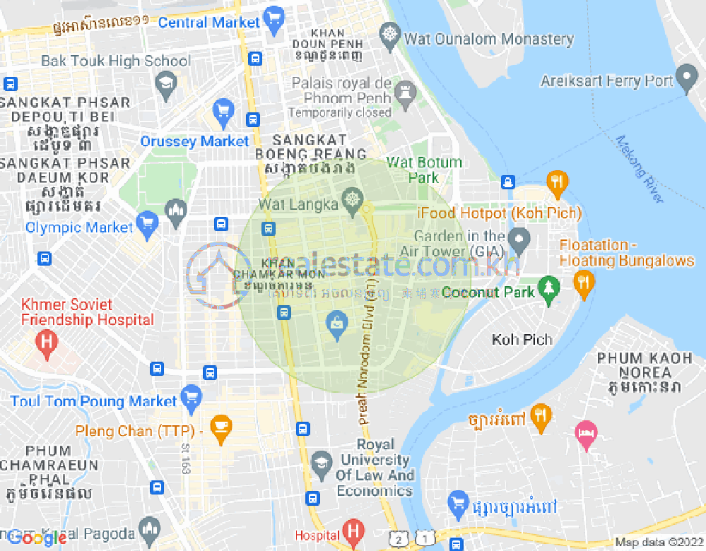 แผนที่ BKK 1, บึงเกงกอง, พนมเปญ