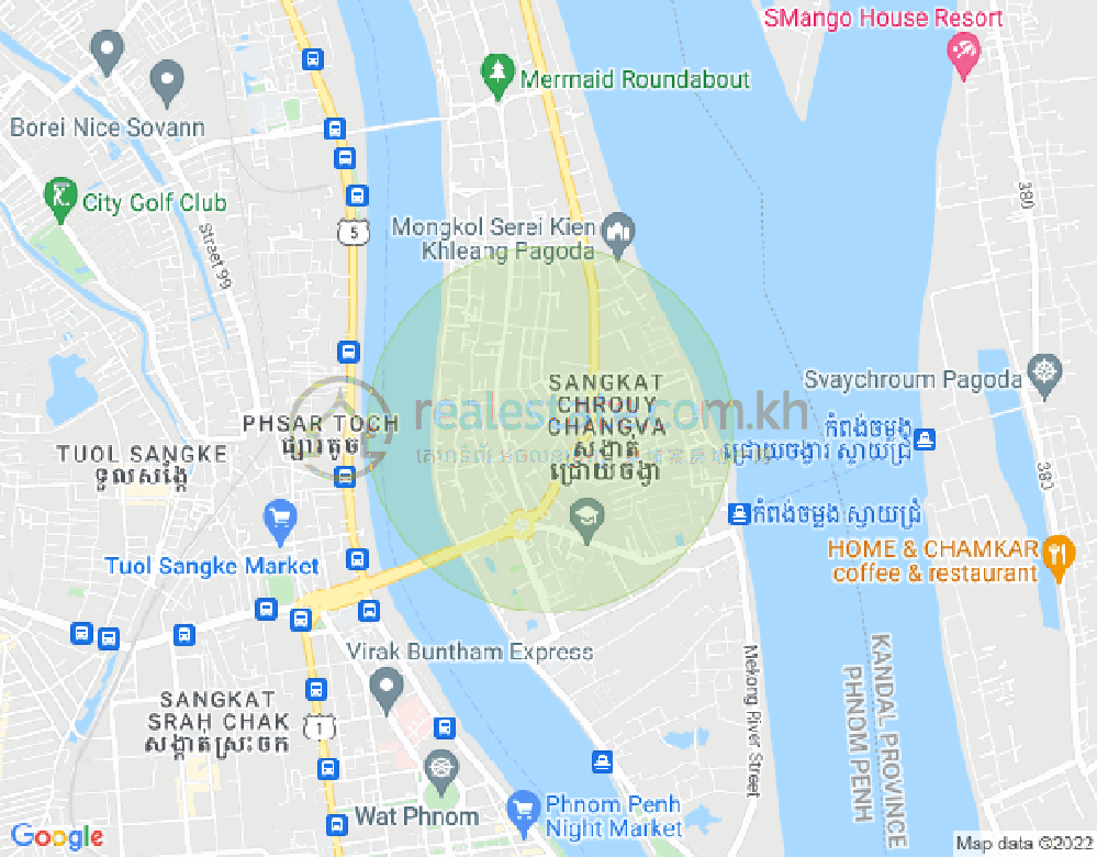 แผนที่ จเรยจังวา, พนมเปญ