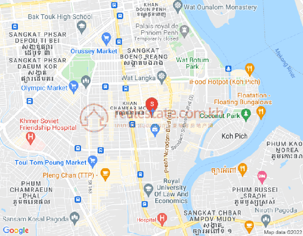 แผนที่ BKK 1, บึงเกงกอง, พนมเปญ
