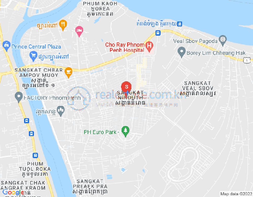แผนที่ นิรุต, จบาร์อำเปา, พนมเปญ