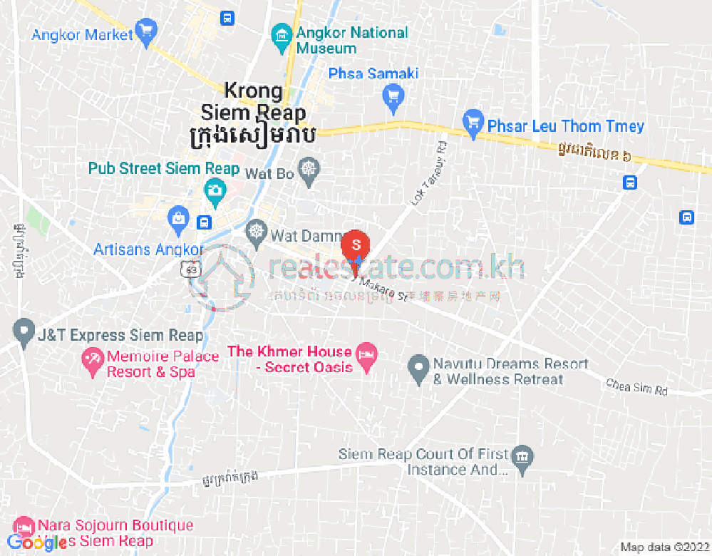 Map of Sala Kamraeuk, Siem Reap