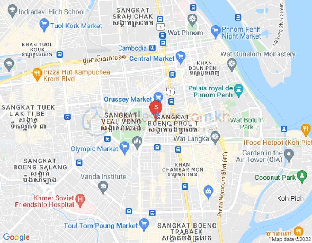 Boeung Prolit分区, 马卡拉区, 金边地图
