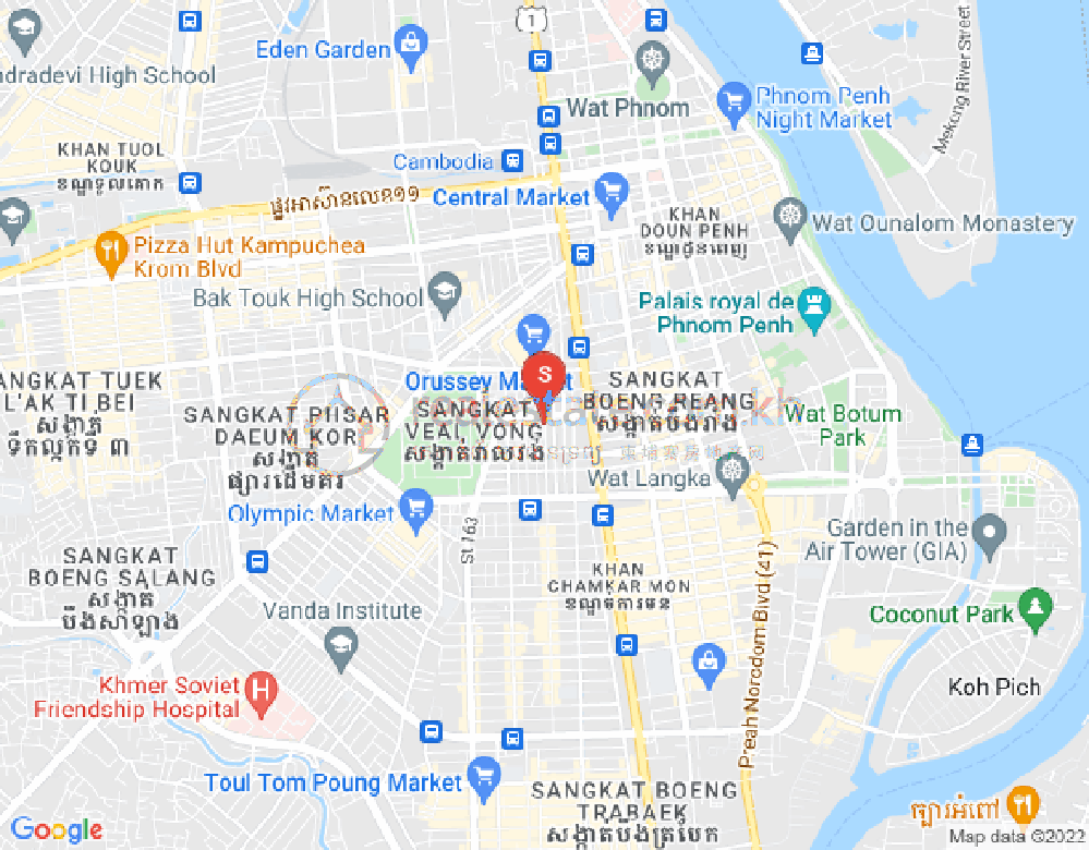 แผนที่ Boeung Prolit, เจ็ดมกรา, พนมเปญ
