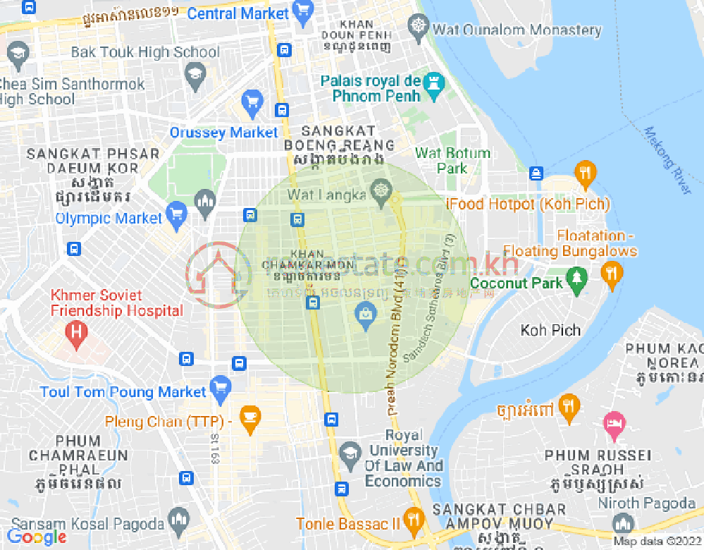 แผนที่ BKK 1, บึงเกงกอง, พนมเปญ
