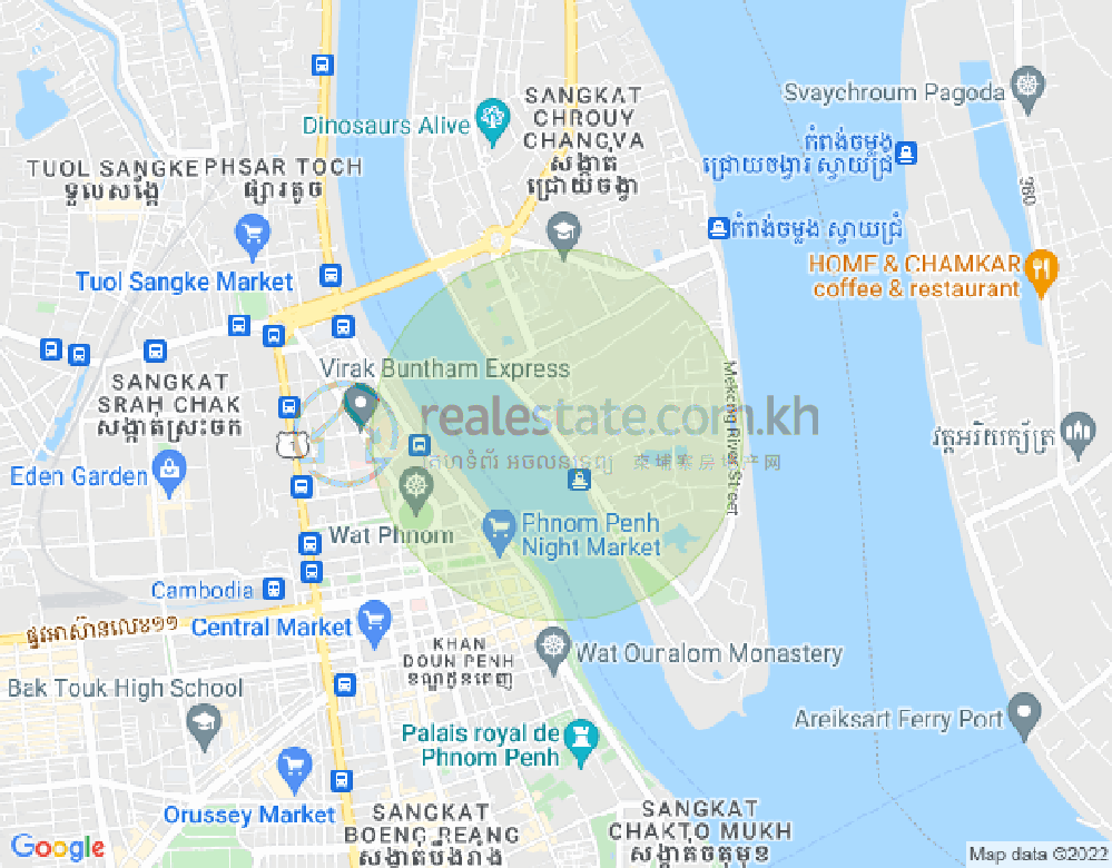 水净华区, 金边地图