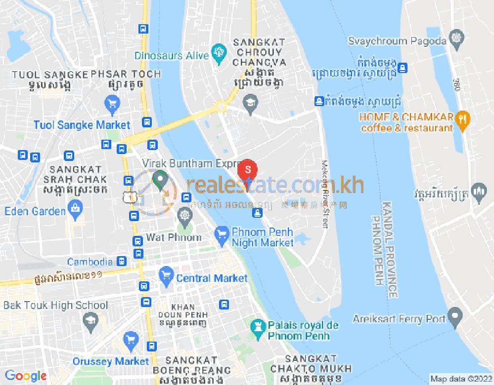 ផែនទី ជ្រោយចង្វារ, ភ្នំពេញ