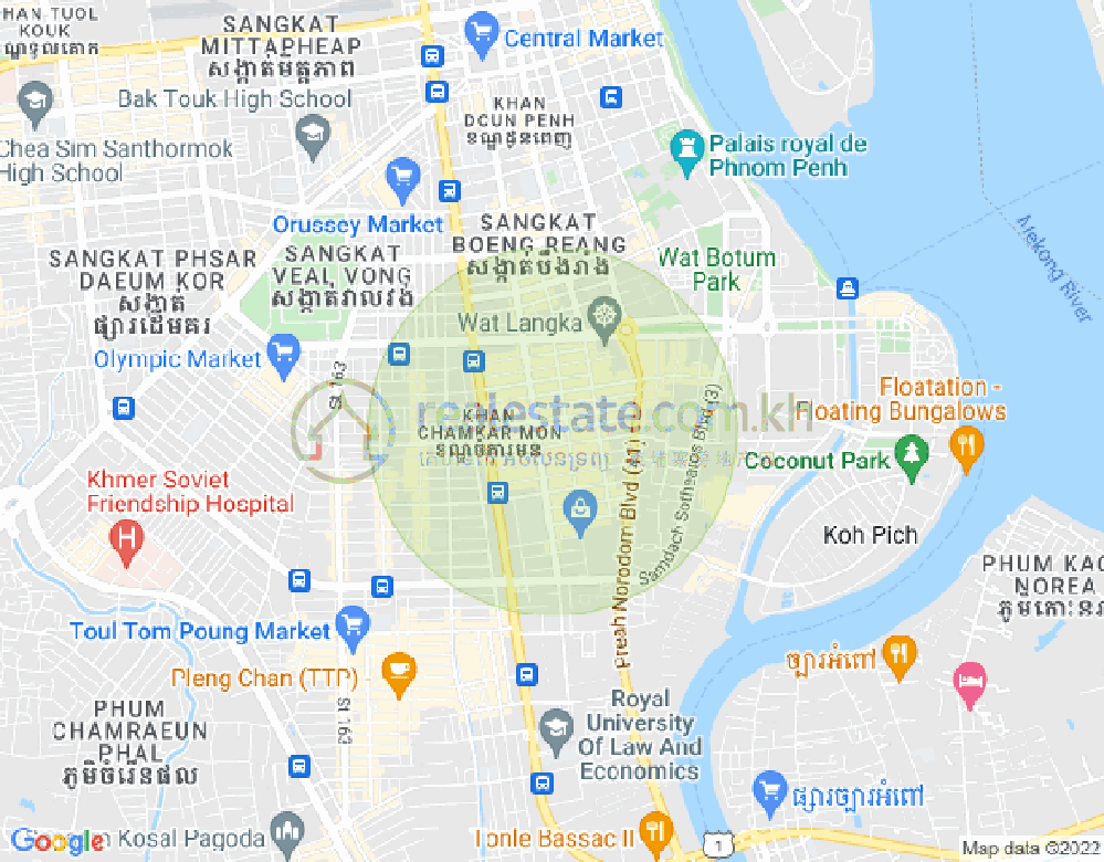 แผนที่ บีเคเค 2, บึงเกงกอง, พนมเปญ