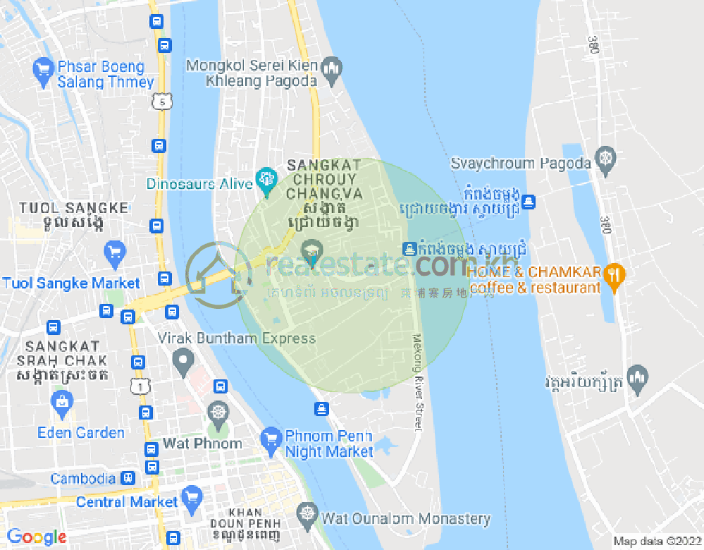 水净华区, 金边地图