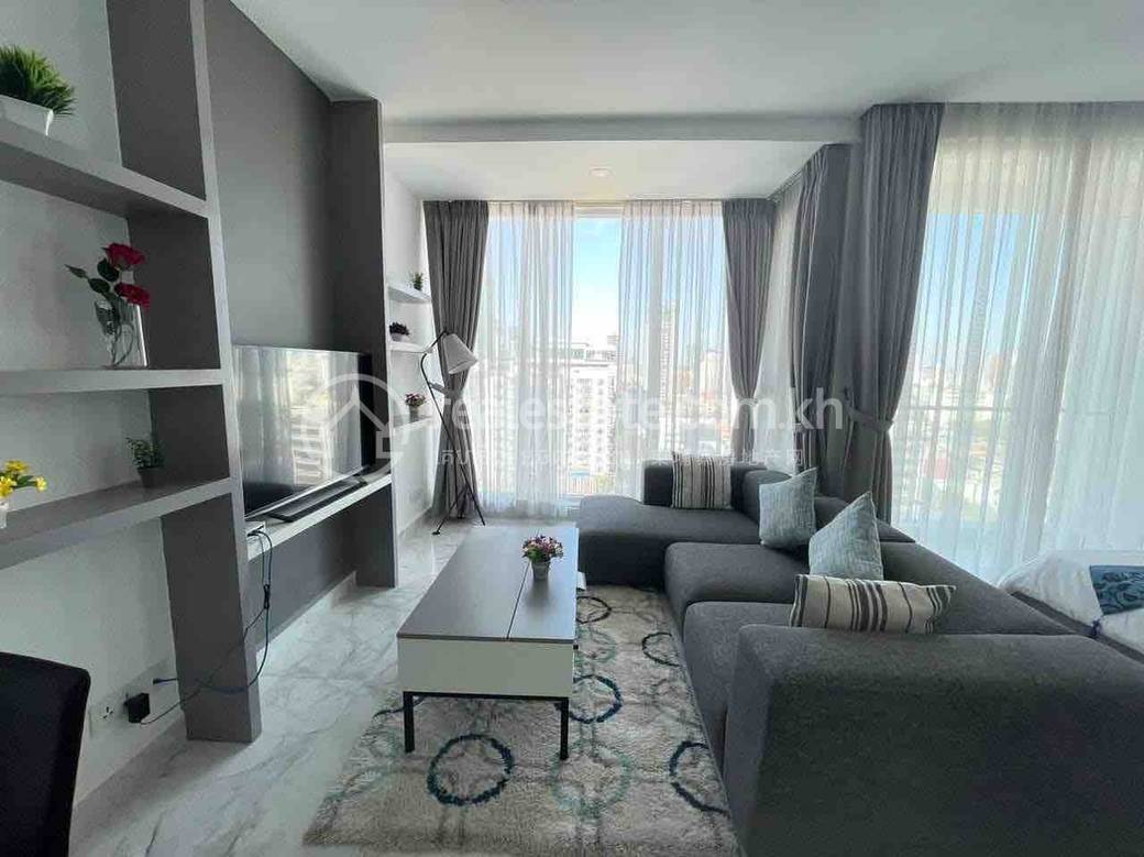 单间公寓出租，位于万景岗1分区（BKK1), 波哥堪, 金边