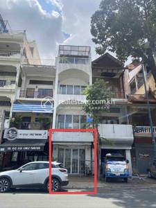 residential Shophouse for rent in Wat Phnom ID 206610