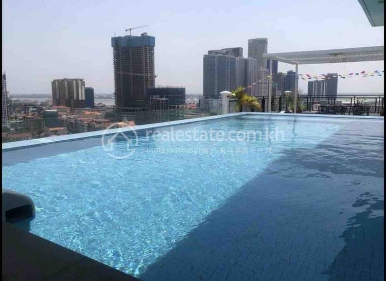 Flat For Rent in Tonle Bassac, Chamkarmon, Phnom Penh