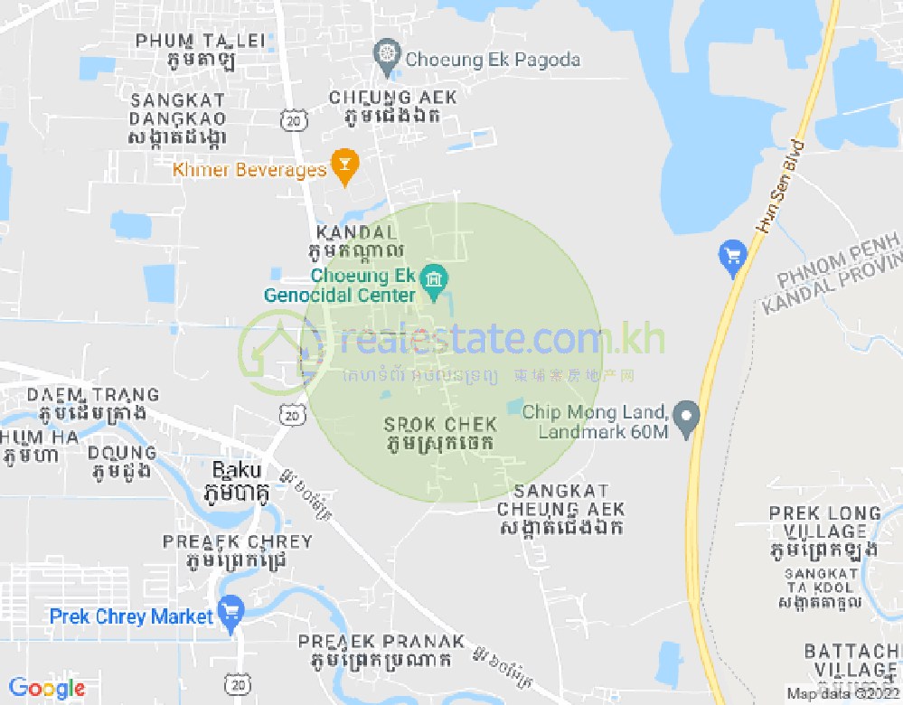 Mapa: Chakto Mukh, Daun Penh, Phnom Penh