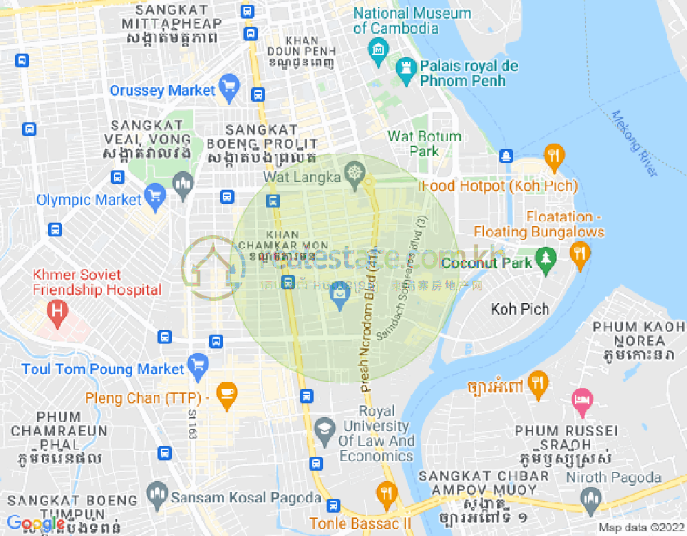 แผนที่ BKK 1, บึงเกงกอง, พนมเปญ