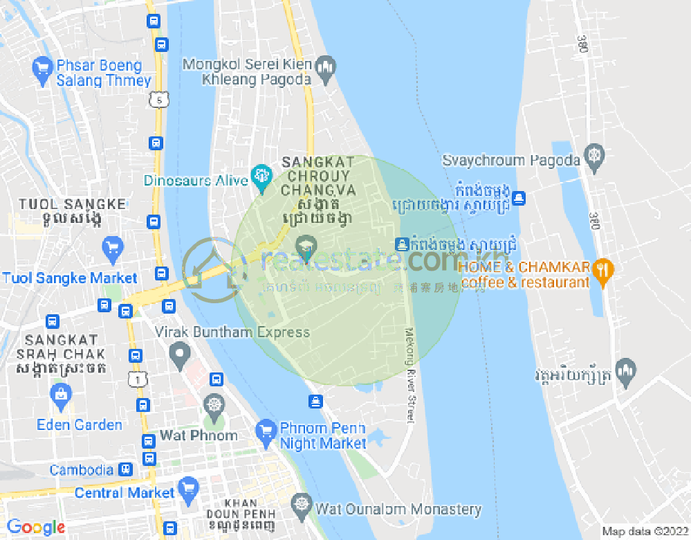 Mapa: Chroy Changvar, Phnom Penh