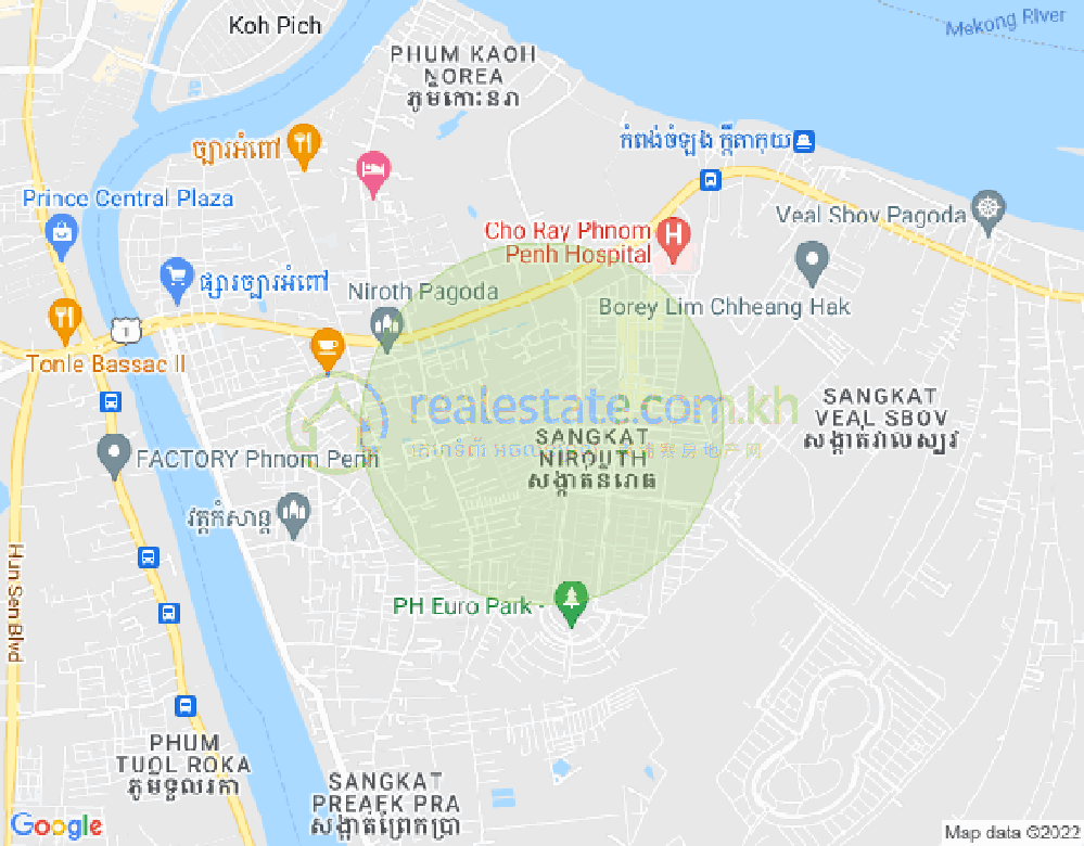 แผนที่ นิรุต, จบาร์อำเปา, พนมเปญ