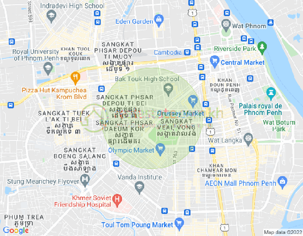 Карта Телятина вонг, 7 Макара, Пномпень